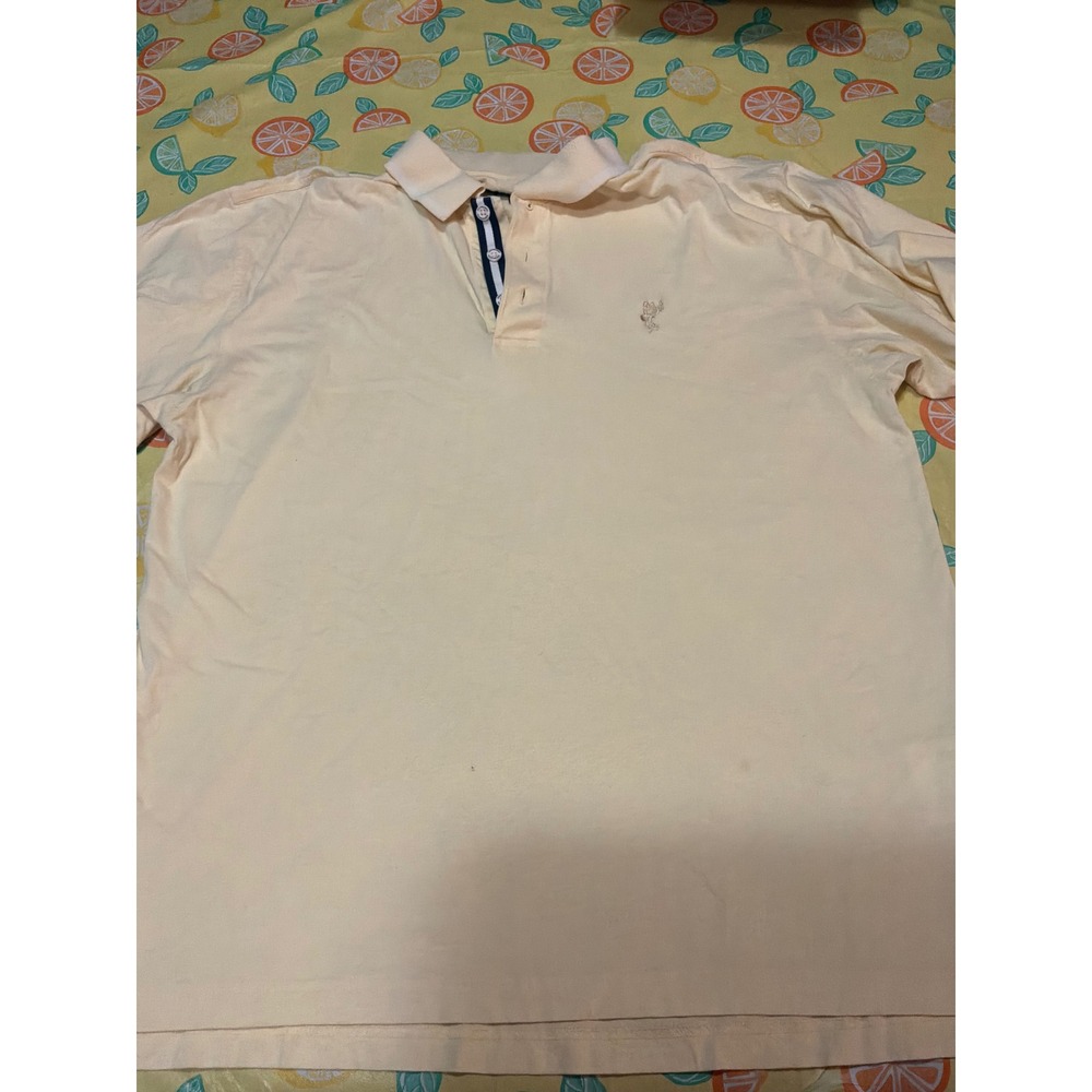 Golfcore Mens Ashworth Polo Shirt L Yellow